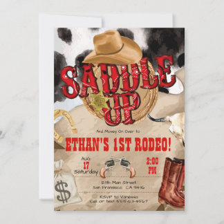 Westerna Party, Western inbjudan till CowboyParty