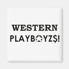 WESTERNA PLAYBOIZ/JMT SKATERBOARES/IPIX MAGNET