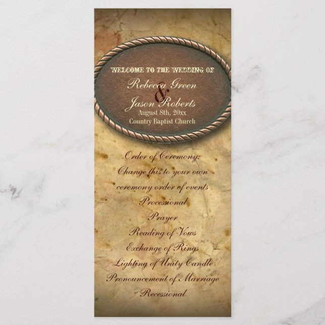 westerna program för vintage (Framsida)