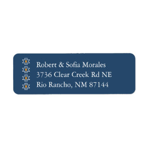 Westerna Returetiketter, Rio Rancho Suite Returadress Etikett