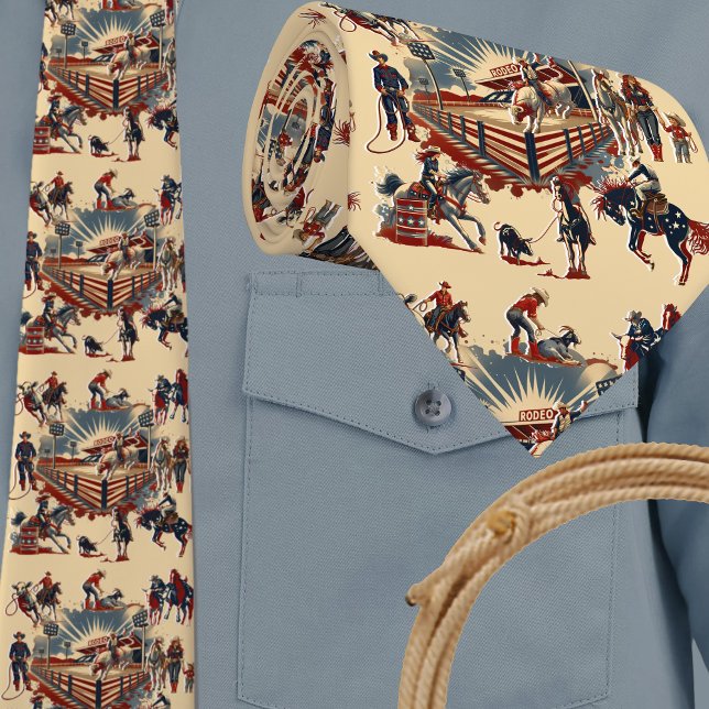 Westerna Rodeo Arena Cowboy Cowgirl Rodeo Events Slips (Western Rodeo Events Rodeo Arena with Cowboys Cowgirls Horses Steers Bulls Calves in action.)