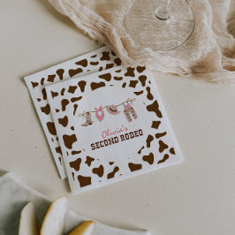 Westerna Rodeo Cowboy 2:a födelsedagen Pappersservett