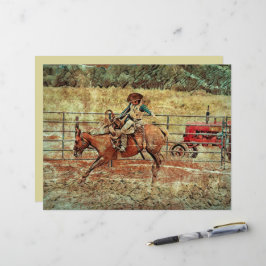 Westerna Rodeo Land Horse Riding Struktur