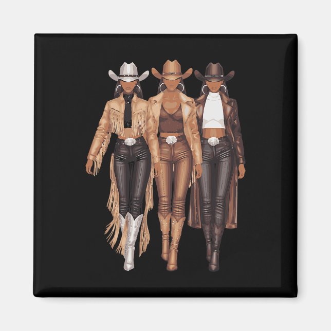 Westerna Rodeo Land Women June Magnet (Framsidan)