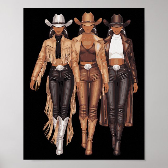 Westerna Rodeo Land Women June Poster (Framsidan)