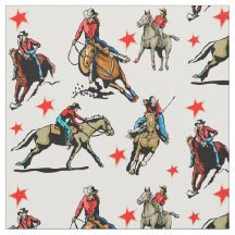 Westerna RodeoCowgirls som rider hästdesigntyg