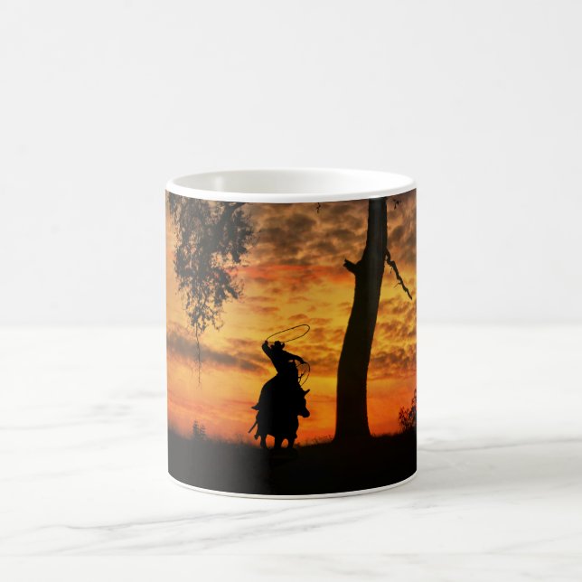 Westerna Roping Cowboyen land Kaffemugg (Center)