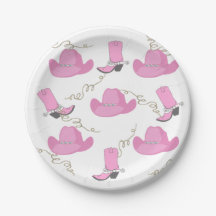 Westerna Rosa Cowboylotter och hattar Cowgirl Part