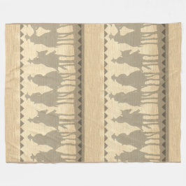 Westerna rounghöns med ull Throw Blanket 50 x 60 Fleecefilt