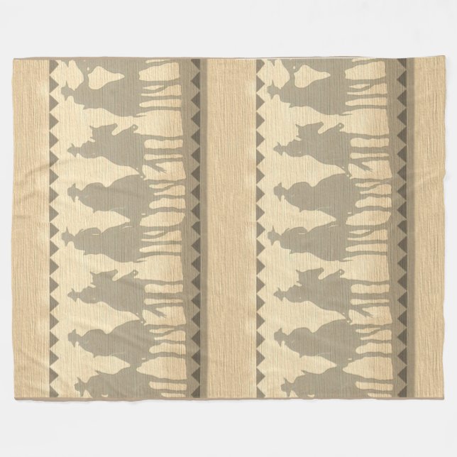 Westerna rounghöns med ull Throw Blanket 50 x 60 Fleecefilt (Framsidan (Horisontell))