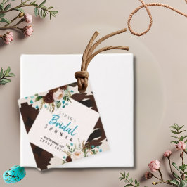 Westerna Rustic WildblomBoho Tack Gåvor Etiketter