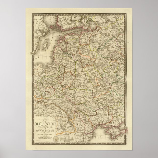 Westerna Ryssland, Polen Poster (Framsidan)