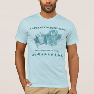 Westerna sadelns bästa Bröllopsfest T-Shirts