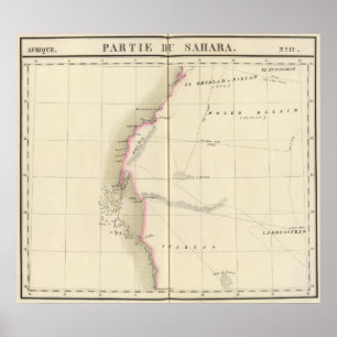 Westerna Sahara, Afrika 12 Poster