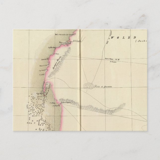 Westerna Sahara, Afrika 12 Vykort (Framsida)