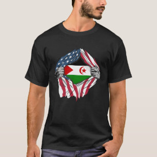 Westerna Sahara American Blood Inside Me Land T Shirt