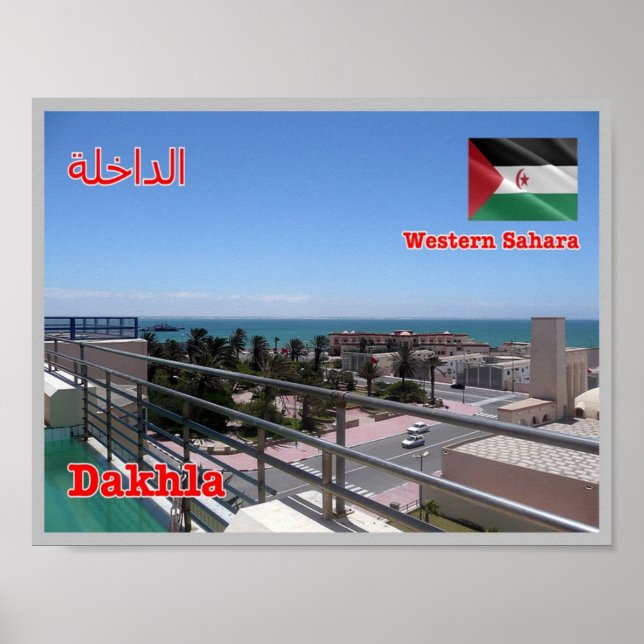 Westerna Sahara - Dakhla - Poster (Framsidan)