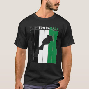 Westerna Sahara Land Gräns T Shirt