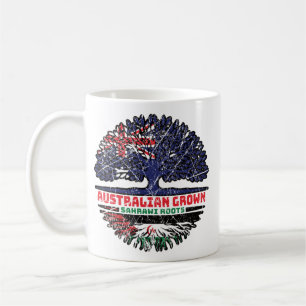 Westerna Sahara Sahrawi Australien Australien Träd Kaffemugg