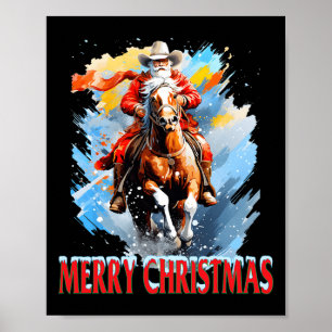 Westerna Santa God jul Poster