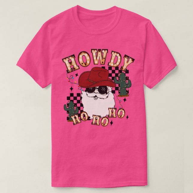Westerna Santa T Shirt (Design framsida)