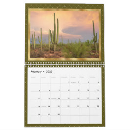 Westerna scener Guld Kalender