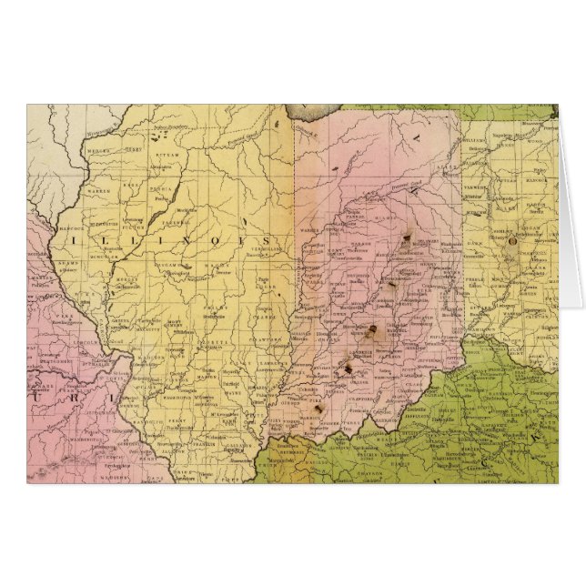 Westerna Stater Hälsningskort (Framsidan Horizontal)