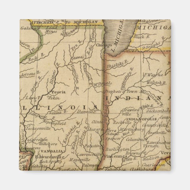 Westerna Stater Magnet (Framsidan)