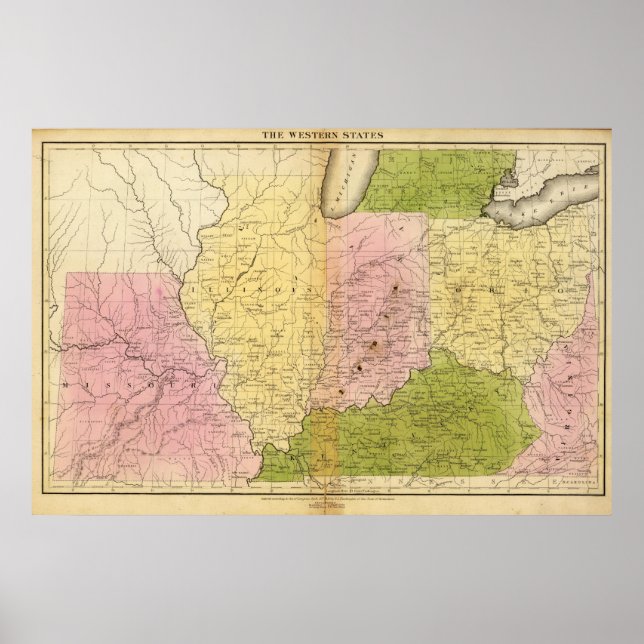 Westerna Stater Poster (Framsidan)