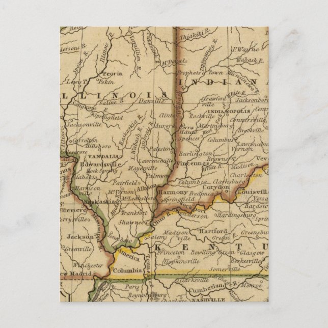 Westerna Stater Vykort (Framsida)