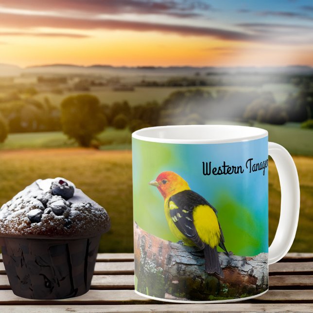 Westerna Tanager Coffee Mugg (Skapare uppladdad)