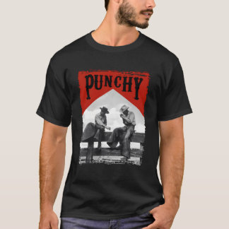 Westerna Texas Cow Horse Rodeo Punchy Cow ERS T Shirt