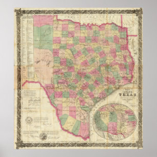 Westerna Texas Poster