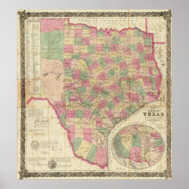 Westerna Texas Poster (Framsidan)