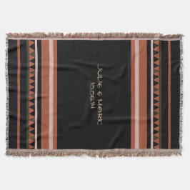 Westerna triangeln Mönster Filt