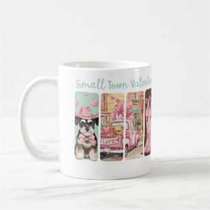 Westerna Valentine Romantik med Miniature Schnauze Kaffemugg