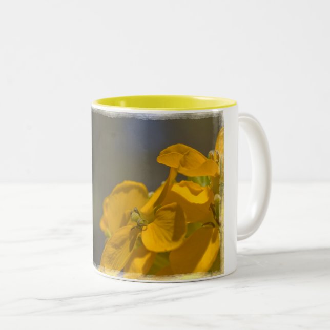 Westerna vallblommor Två-Tonad mugg (Framsida höger)