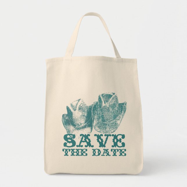 Westerna Vintage bröllop-planerare Tygkasse (Framsidan)