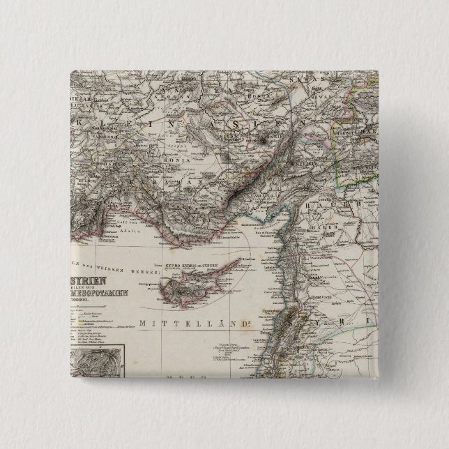 Westernare Asien och Syrien Knapp (Framsida)