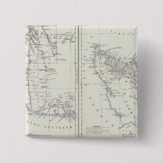 Westernare Australien och Tasmanien Knapp (Framsida)
