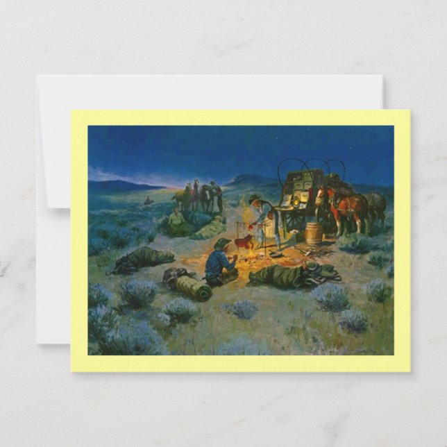 WESTERNARE BARBECUE PARTY INVITATION ~ EZ2 CUSTOMI INBJUDNINGAR (Framsida)