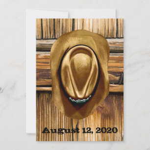 Westernare bröllopsinbjudningar - 5 x 7 tum inbjudningar