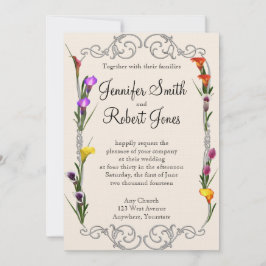 Westernare Calla Lily Posh Wedding-inbjudan Inbjudningar