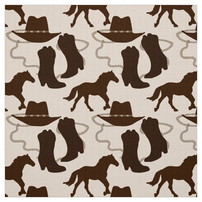 Westernare Cowboy Hat Boots, Horse Tyg (Provkarta)