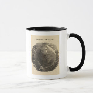 Westernare Hemisphere Karta av Goodrich Mugg