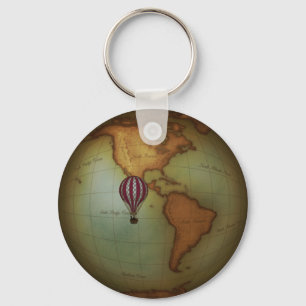 Westernare Hemisphere Neo Victorian Aeronautical K Nyckelring