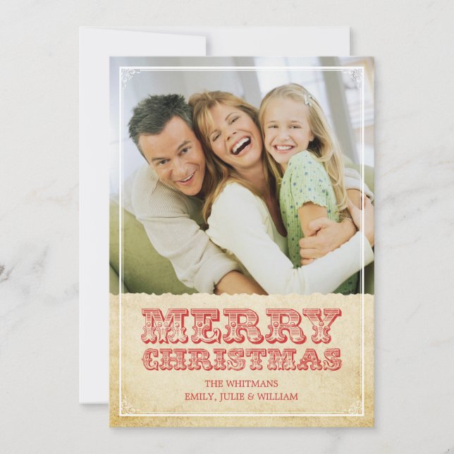 Westernare julkort inbjudningar (Framsida)