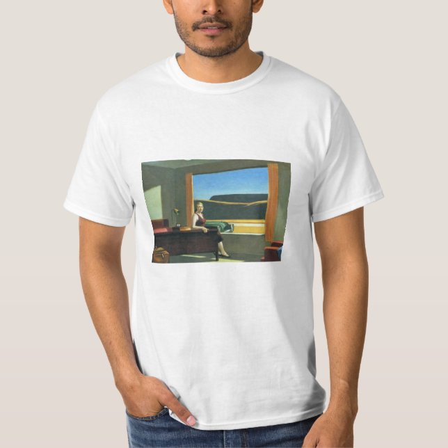 Westernare Motel - Edward Hopper T Shirt (Framsida)