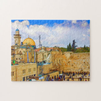 Westernare mur (Morgondagens mur) i Jerusalem Pussel