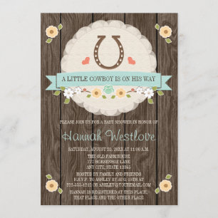 WESTERNARE ORGAN BABY SHOWER INVIKELSE INBJUDNINGAR